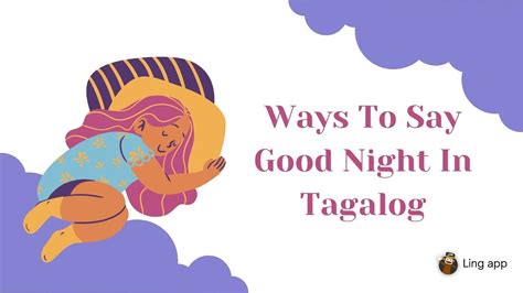 How to Say Good Night in Tagalog: Formal and Informal Ways, .